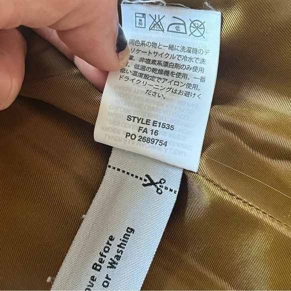 J Crew Plush Fleece Excursion Vest fuzzy warm brown tan XS - Picture 7 of 11